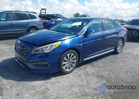 2016 Hyundai Sonata Sport from USA, damaged, VIN 5NPE34AF0GH423049